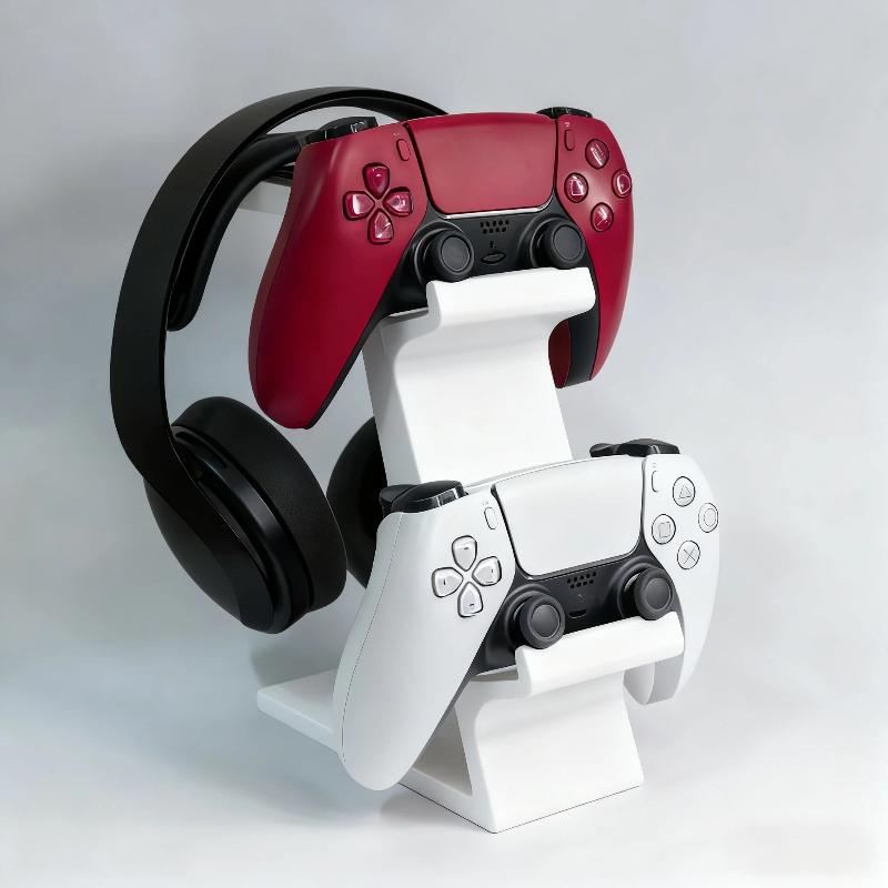 Gaming Console All In One - 3-in-1 Controller-Ständer für Schreibtisch mit Kopfhörerhalter