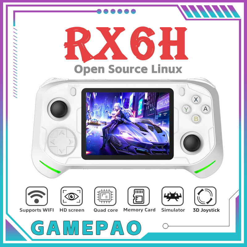 Gaming Console Youtube - Open Source RX6H Retro Handheld-Videospielkonsole Linux-System