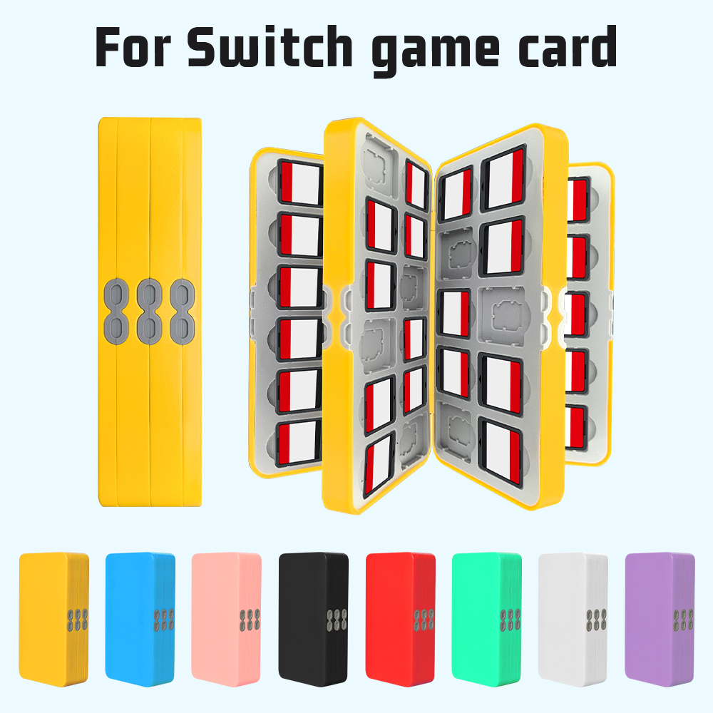 Nintendo Console Switch Lite - 72-in-1-Aufbewahrungsbox passend für Switch 1/2 Spielkarten