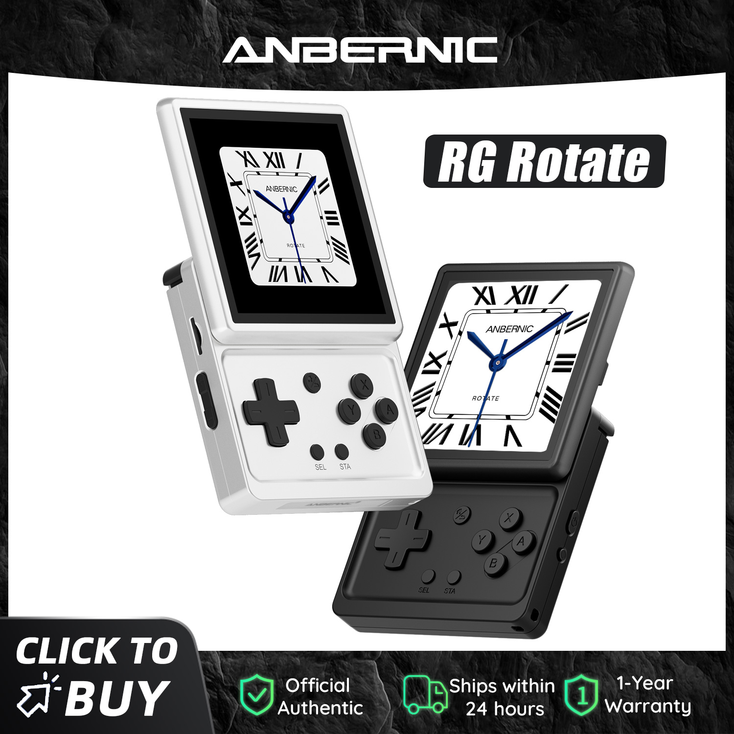Gaming Console Years - Anbernic RG Rotate Retro Handheld-Spielkonsole Android