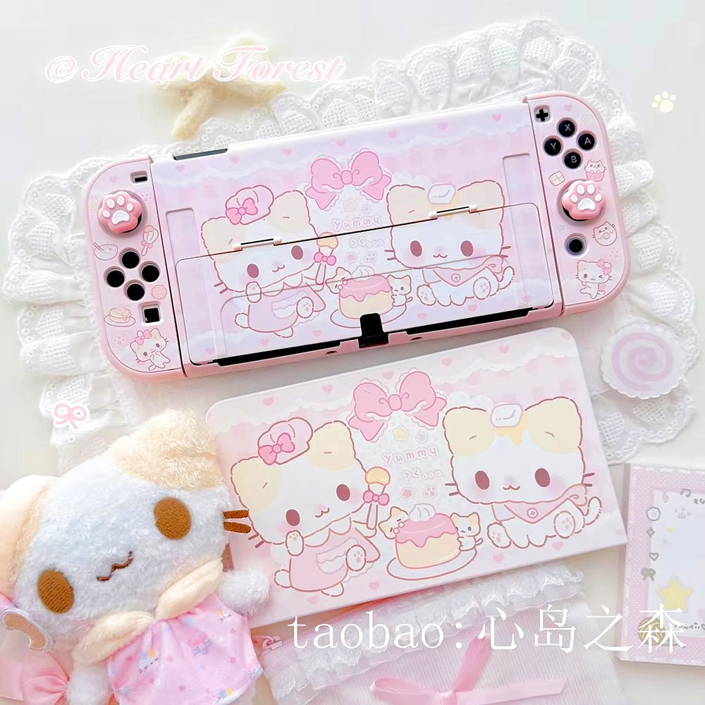 Gaming Console Japan - Cotton Candy Cat Cute Switch 2