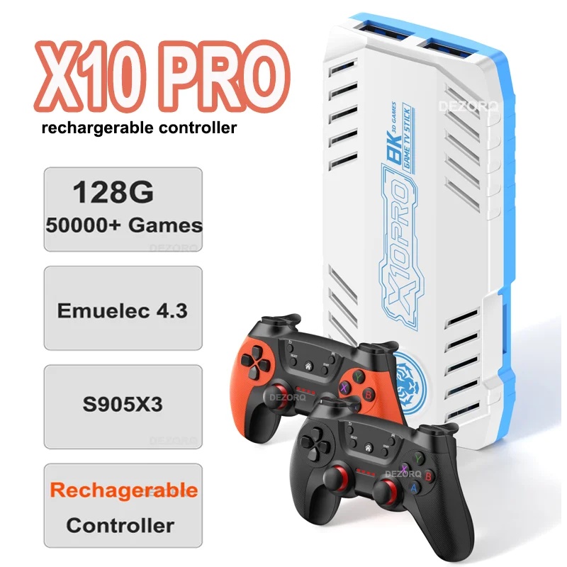 Gaming Console Stick - 4K X10 Pro Spiele-Stick HD Heim-Videospielkonsole