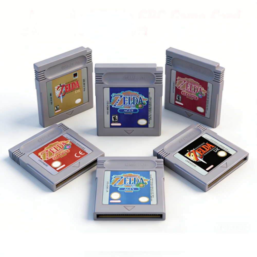 Gaming Console Video - Zelda GBC-Karte 16-Bit-Videospielmodul Konsolenkarte für Gameboy