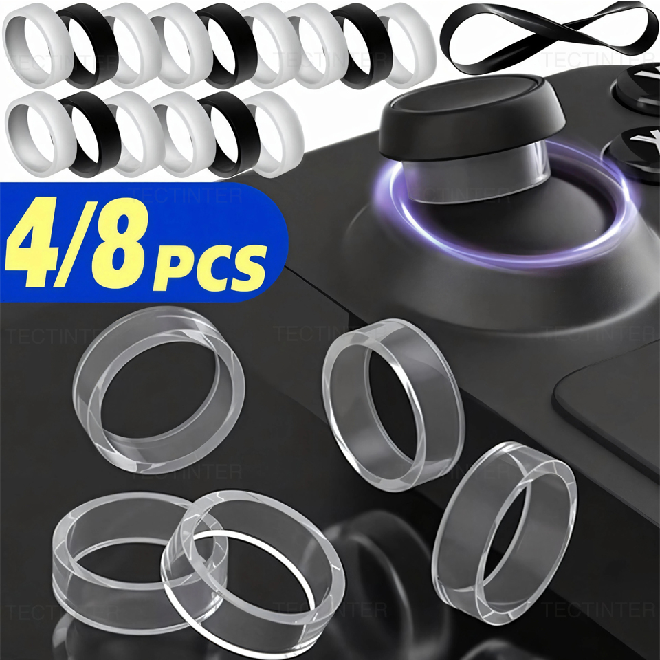 Sony Console Ps5 Pro - 4/8 Stück Elastische Schutzringe für Joysticks