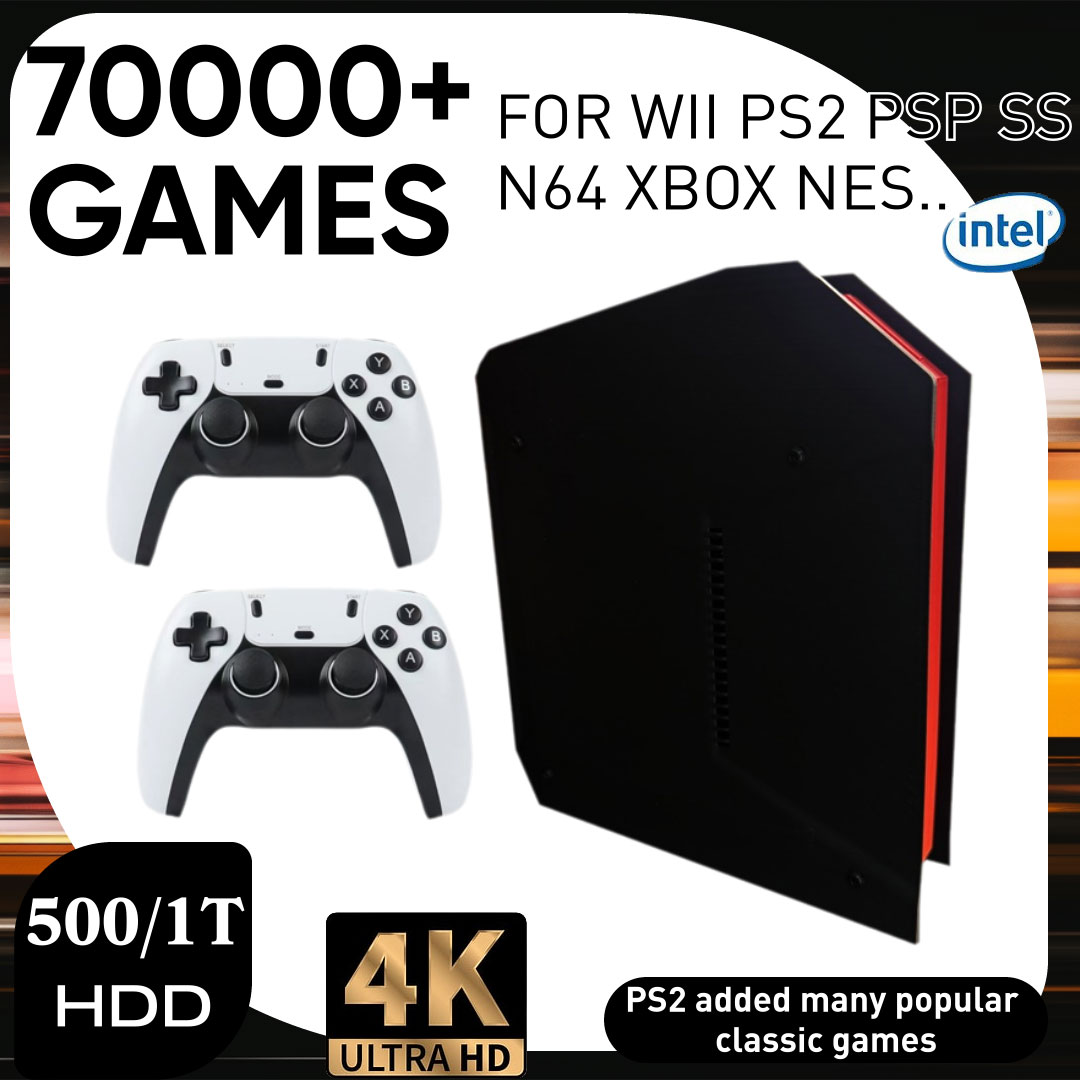 Gaming Console Stick - X4 Retro-Videospielkonsole mit 1TB Dual-System und