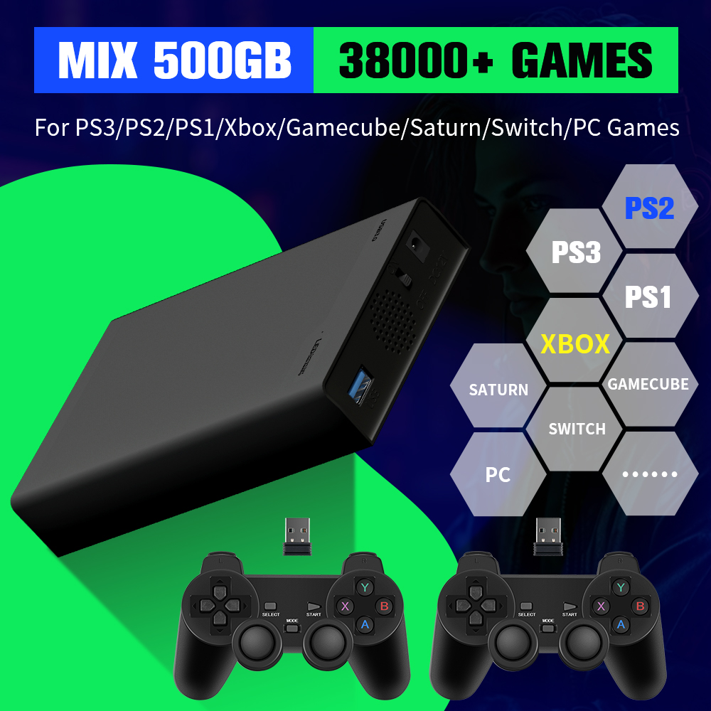 Gaming Console Chinese - 500G Spielefestplatte mit über 38000 Spielen
