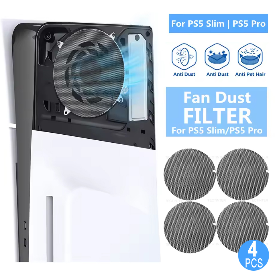 Sony Console Ps5 Pro - Staubfilter, staubdichte Netzhülle für die PS5/Slim/Pro-Konsole,