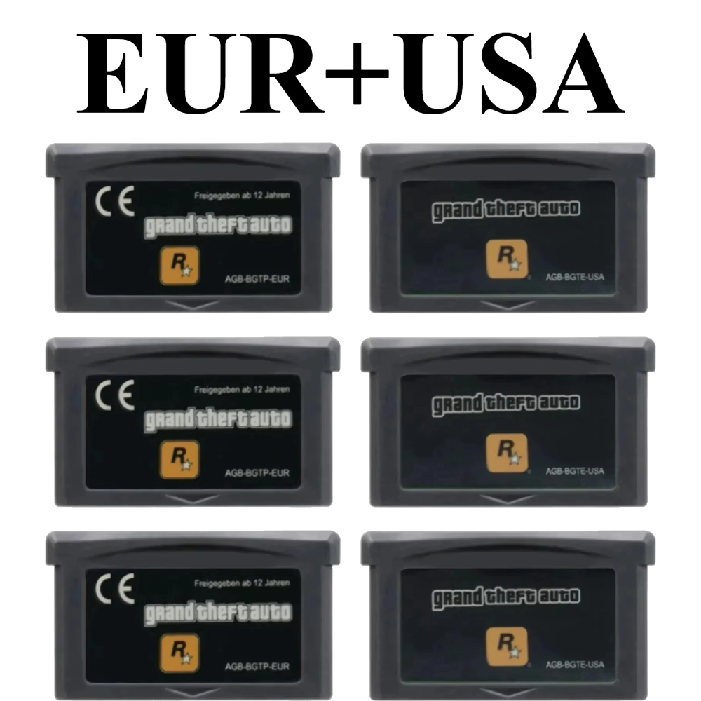Gaming Console Video - 2 Stile USA/EUR GBA Spielmodul 32-Bit
