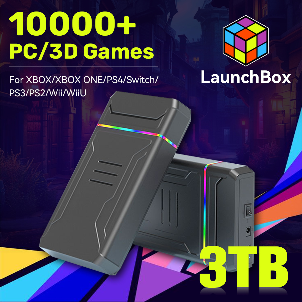 Gaming Console Chinese - JMachen Launchbox 3 TB Gaming HDD
