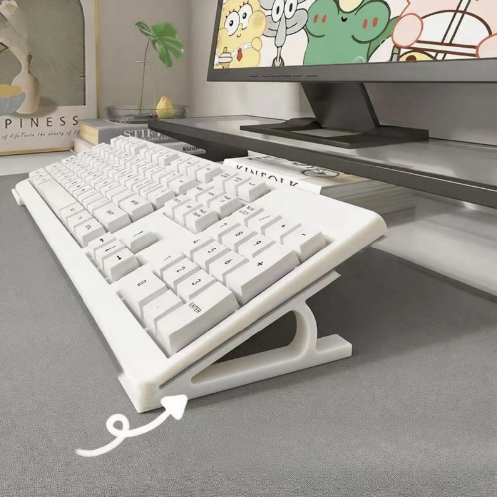 Gaming Console Keyboard - 2-teiliger ergonomischer Tastaturständer für Büro-Gaming-Setup, rutschfester