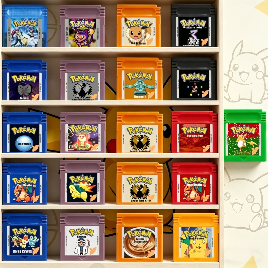 Gaming Console Video - GBC Pokemon-Serie Spielmodul Schwarz Weiß Genesis