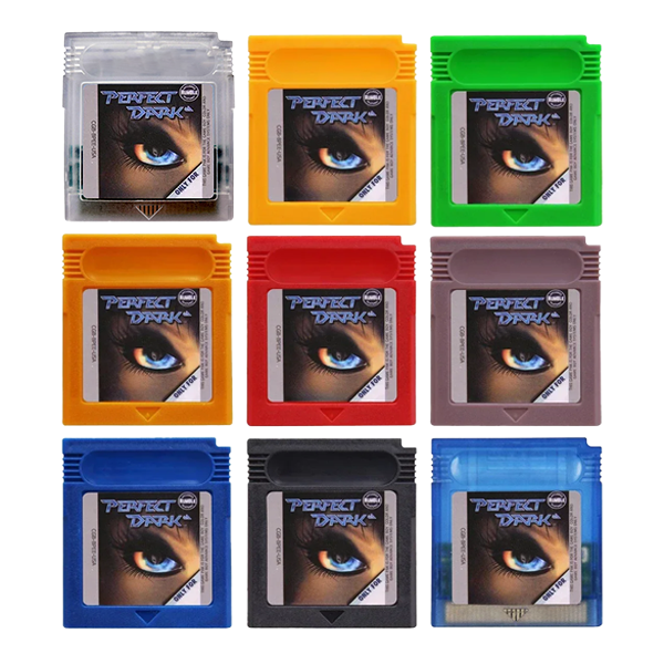 Gaming Console Video - Wiederbeschreibbare USA-Version GBC-Spielkassette, perfekte dunkle 9-Farben-Gehäuse