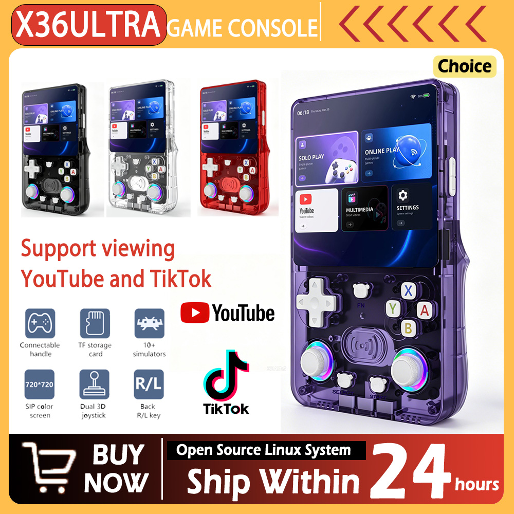 Neue X36 Ultra Retro-Handheld- – Gaming Console Youtube Bewertung und Preis