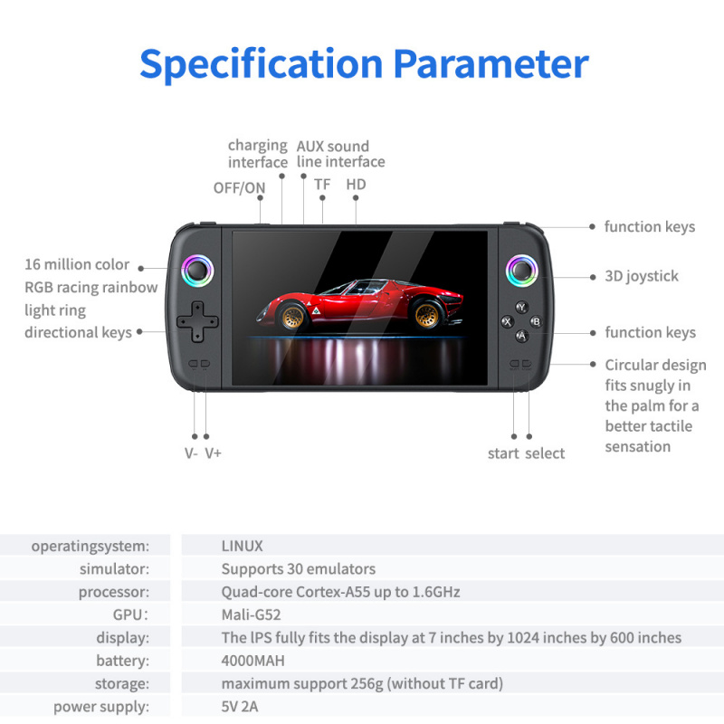 Neue M27 Großbildschirm-Handhe – Gaming Console Youtube Bewertung und Preis