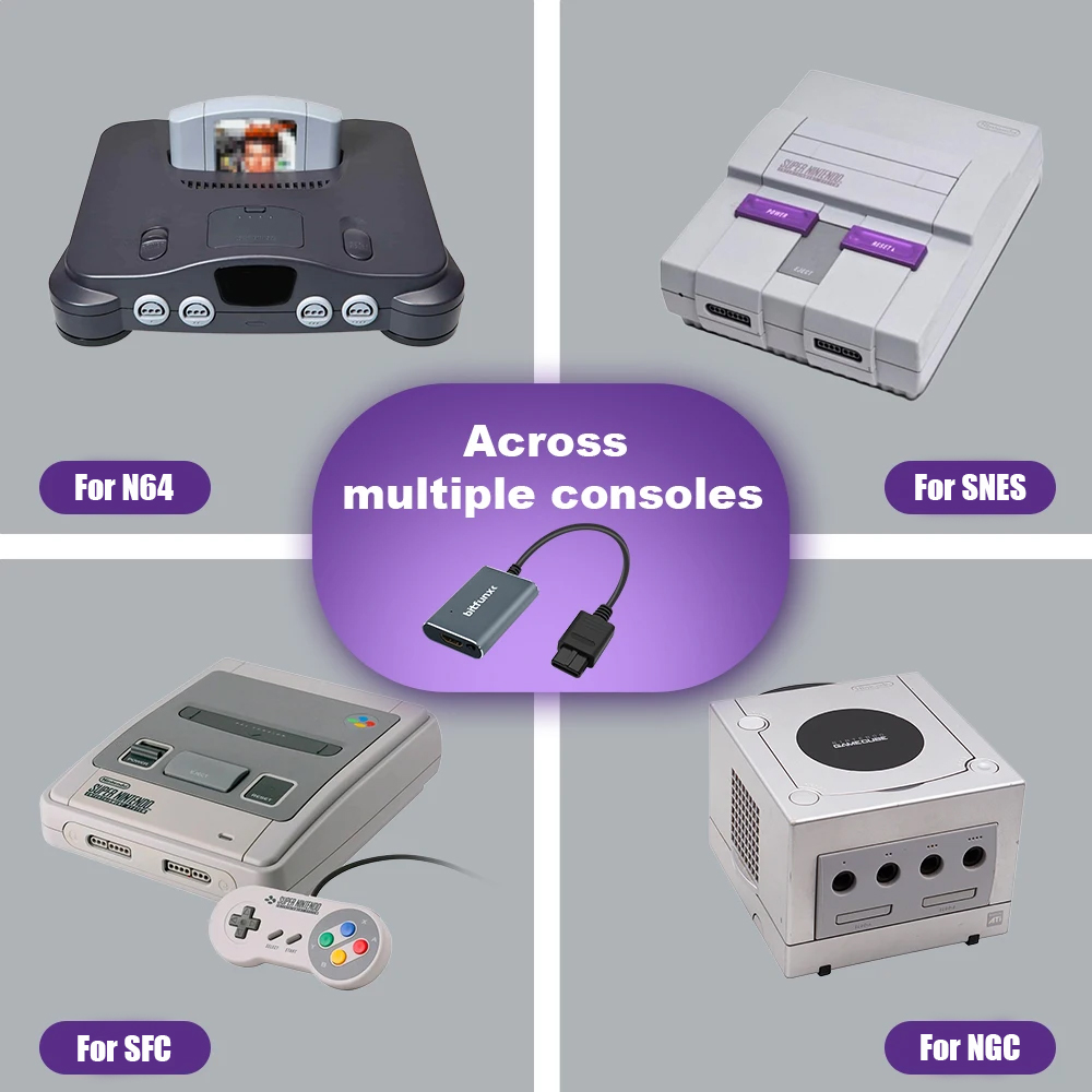 Bitfunx 720P Svideo / AV zu HD – Gaming Console All In One Bewertung und Preis