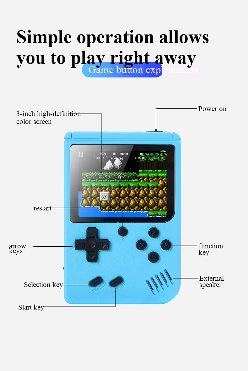 400-in-1-Mini-Spielekonsole, t – Gaming Console All In One Bewertung und Preis