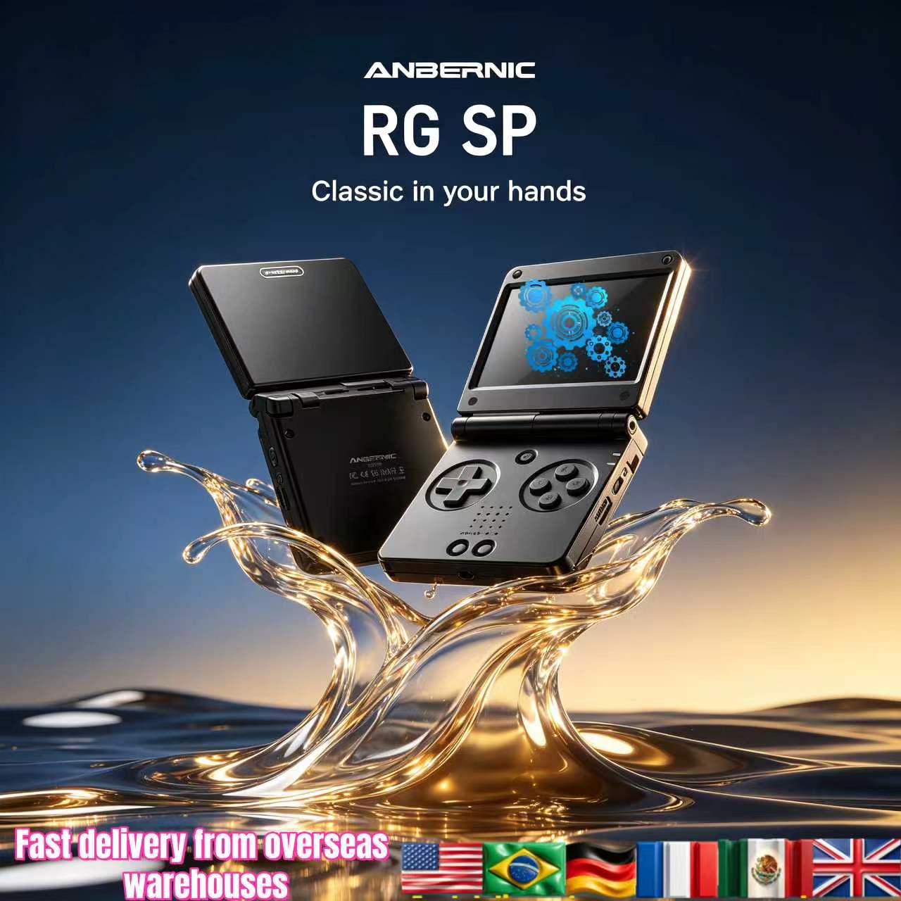 Anbernic RGSP Flip Klassische  – Gaming Console In Chinese Bewertung und Preis