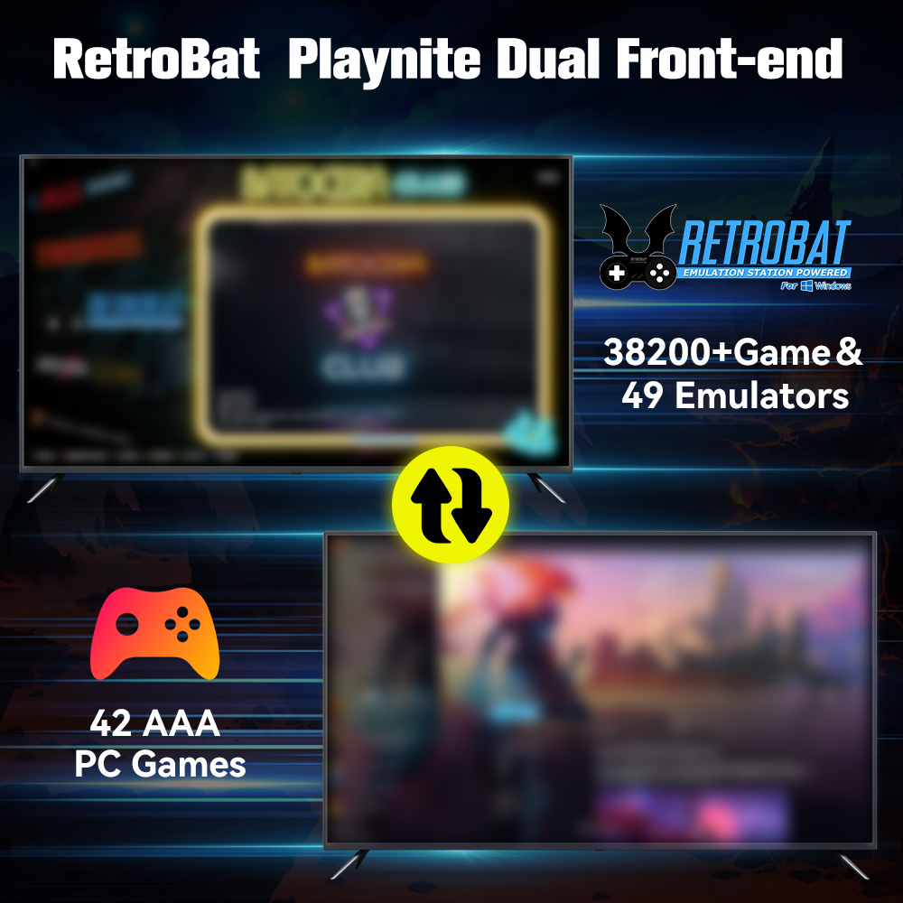 Retrobat&Playnite System HDD R – Gaming Console Stick Bewertung und Preis