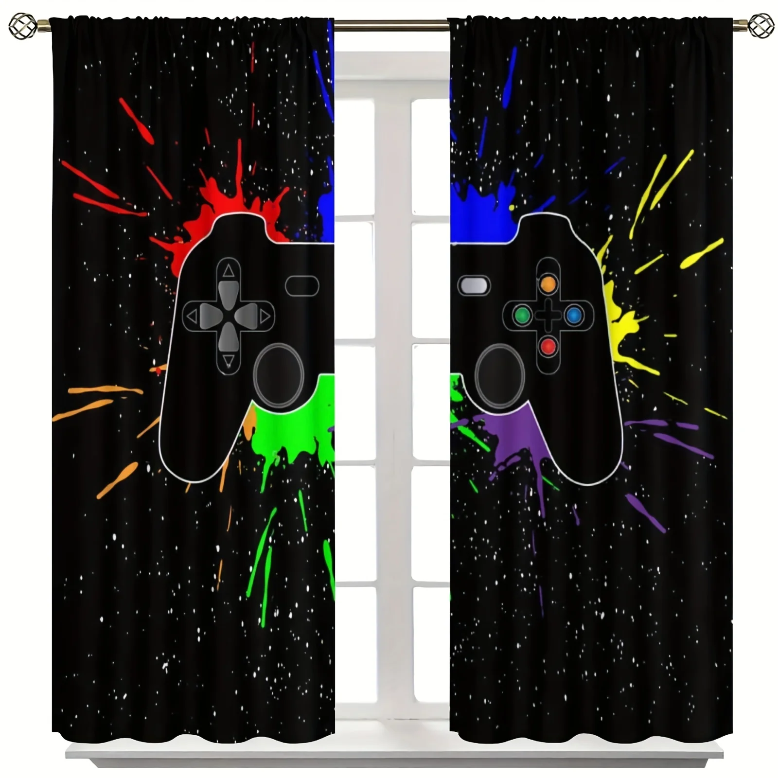 2 stücke PS5 Gamepad Vorhänge  – Gaming Console Cafe Bewertung und Preis