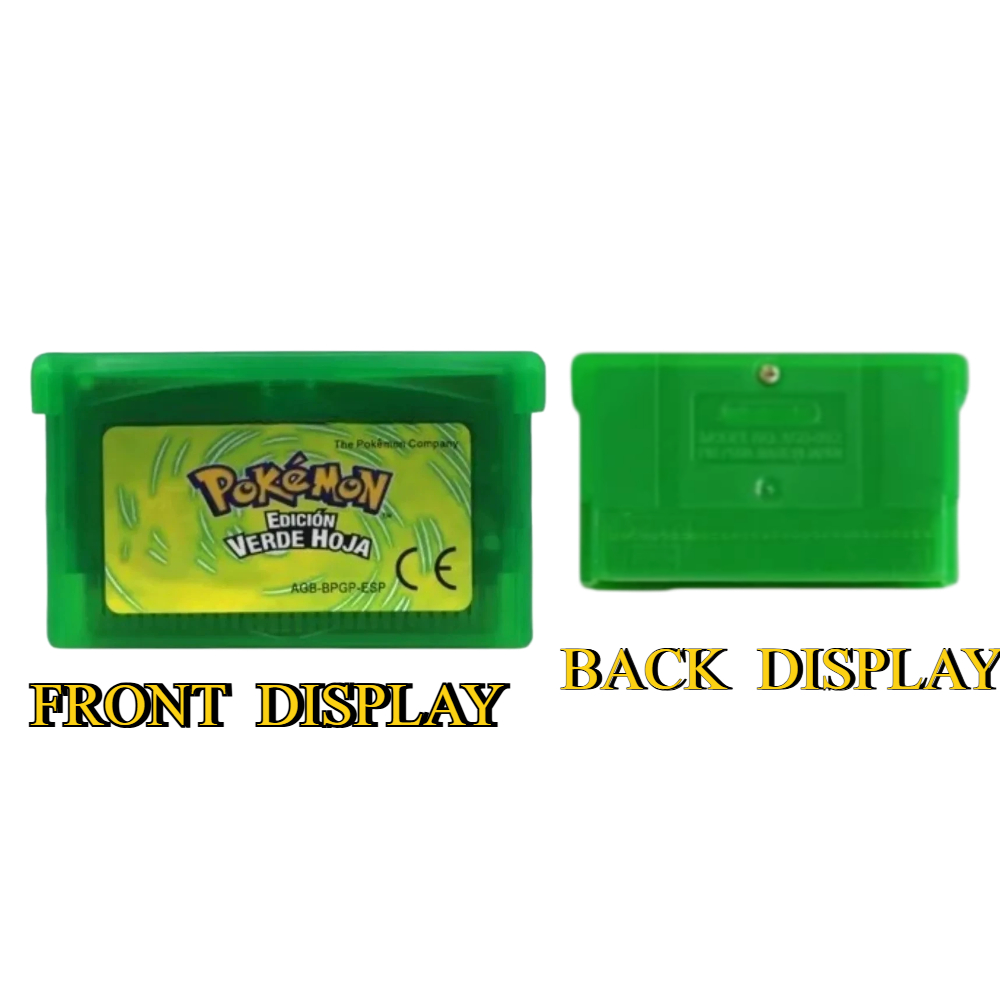 Spanien GBA Spiel Pokemon Seri – Gaming Console Video Bewertung und Preis
