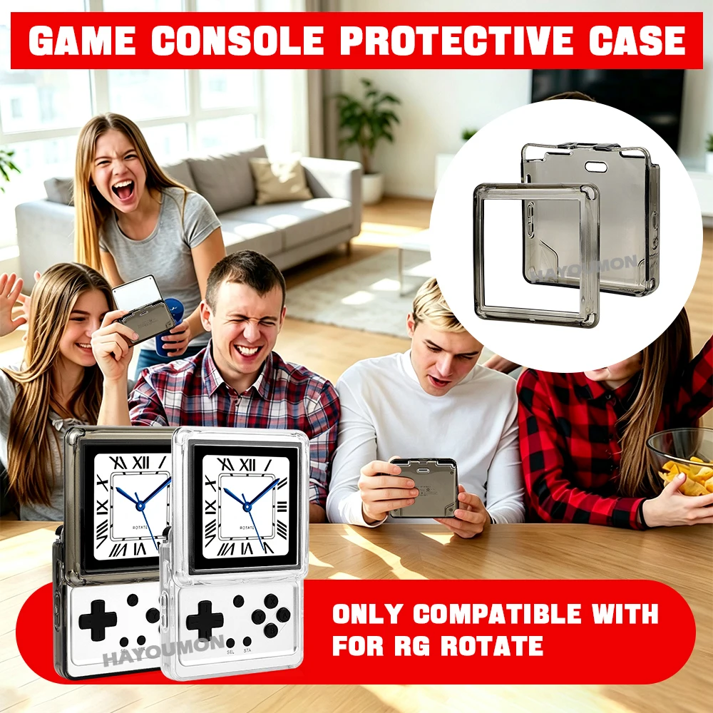 Klare schwarze TPU-Spielkonsol – Gaming Console Anbernic Bewertung und Preis