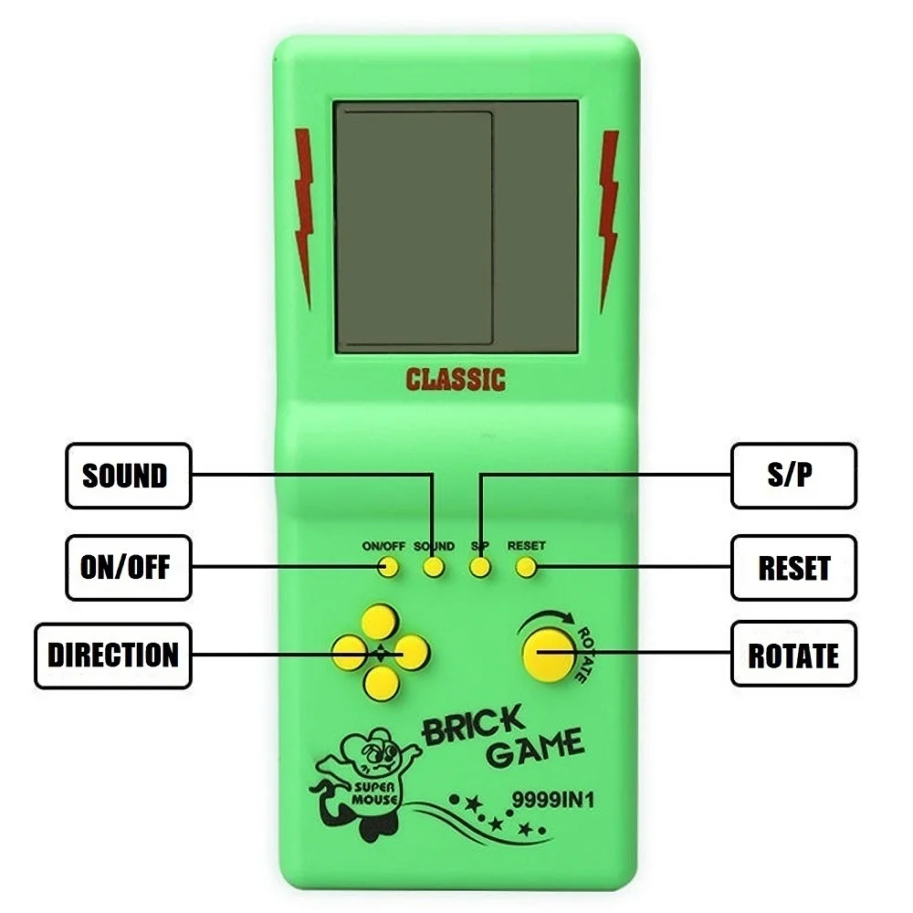 Nostalgische 3,5-Zoll-Tetris-H – Gaming Console Years Bewertung und Preis